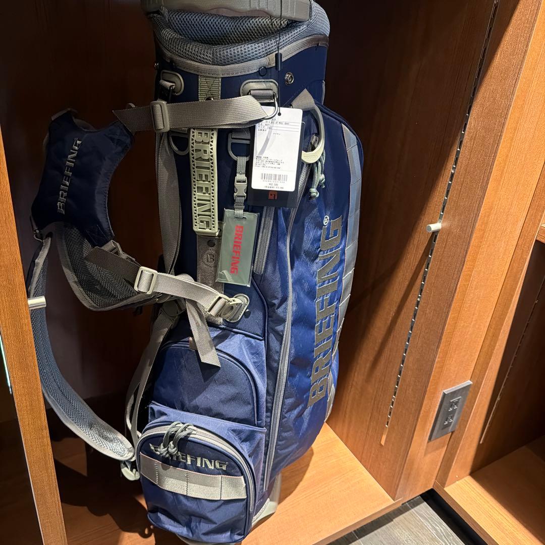 BRIEFING 限定　ネイビー キャディバッグ