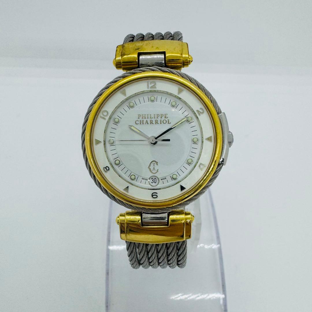 ✨ Philippe Charriol ✨ケルティック✨デイト✨コンビ✨腕時計✨