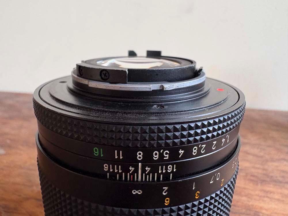 コンタックスTレンズ　ディスタゴン３５ミリ F１.４　希少　美品