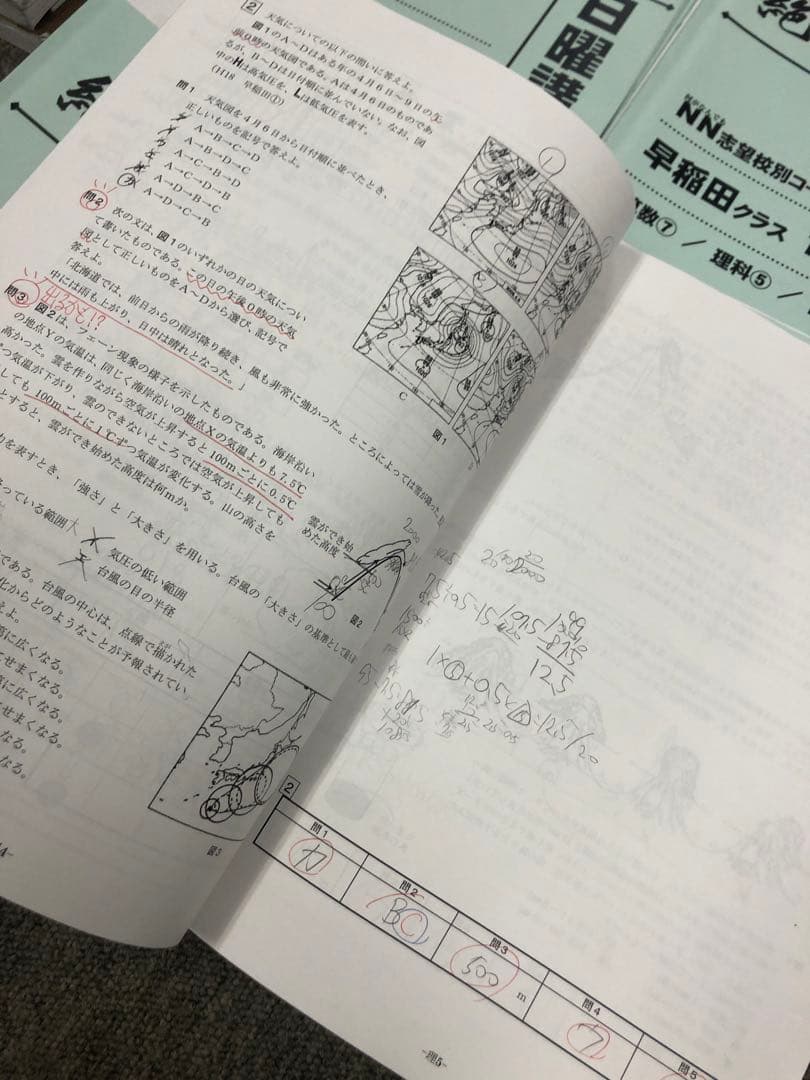 早稲田アカデミーNN早稲田　日特/前期後期/夏期/正月/副教材2024