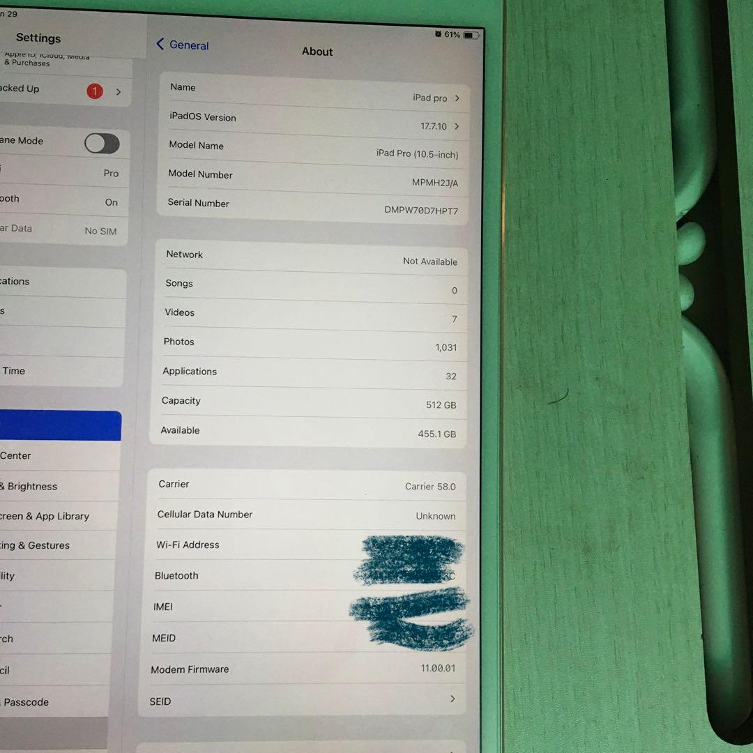 iPad本体 Apple iPad Pro 512GB