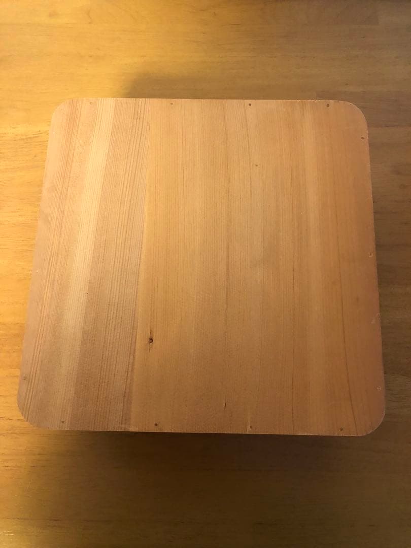 さとちゃん様 c-14 茶道具 炭斗 木製 神折敷 (大) 紙箱