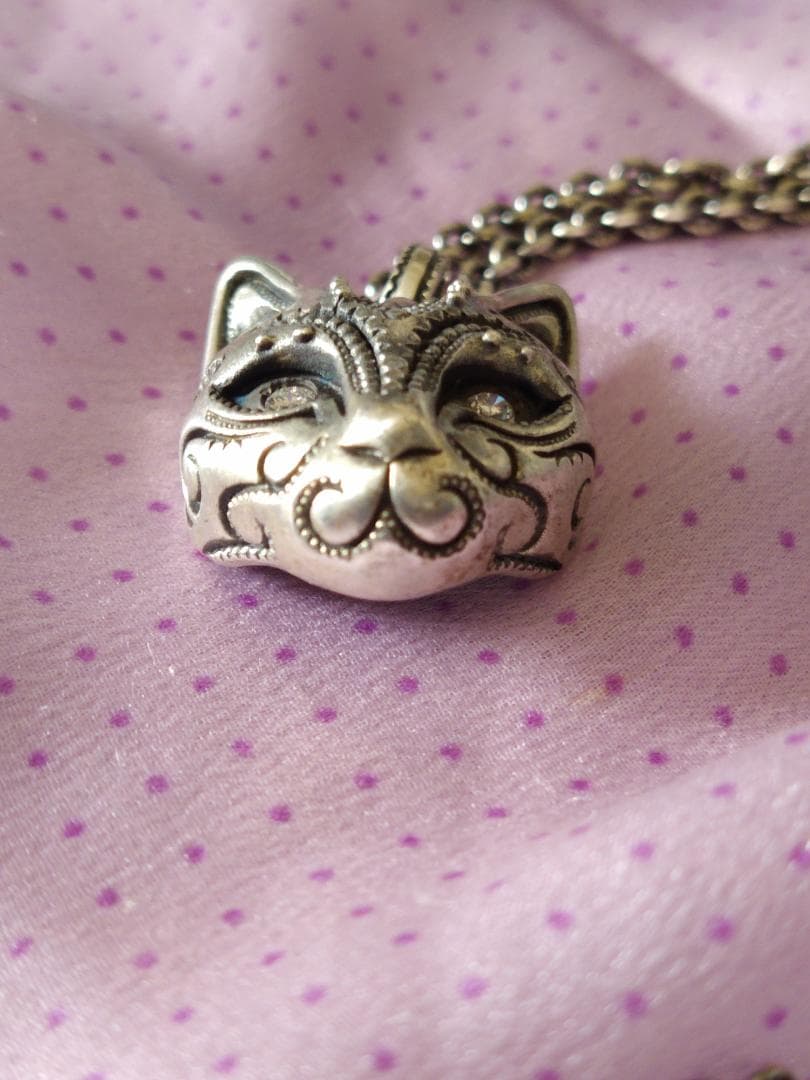 ラ・ムー ペンダントTOP ダイヤモンド Kalico Lucy キャット 猫