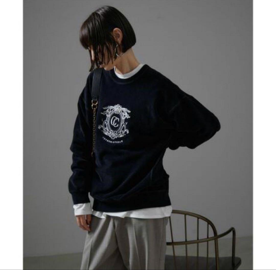 SALON adam et rope スウェットトップス　クリーミーコットン