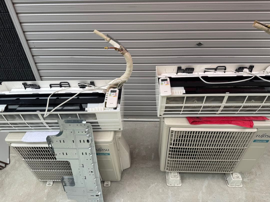 富士通　FUJITSU フジツウ　ノクリア　六畳　2台　保証書あり　エアコン本体
