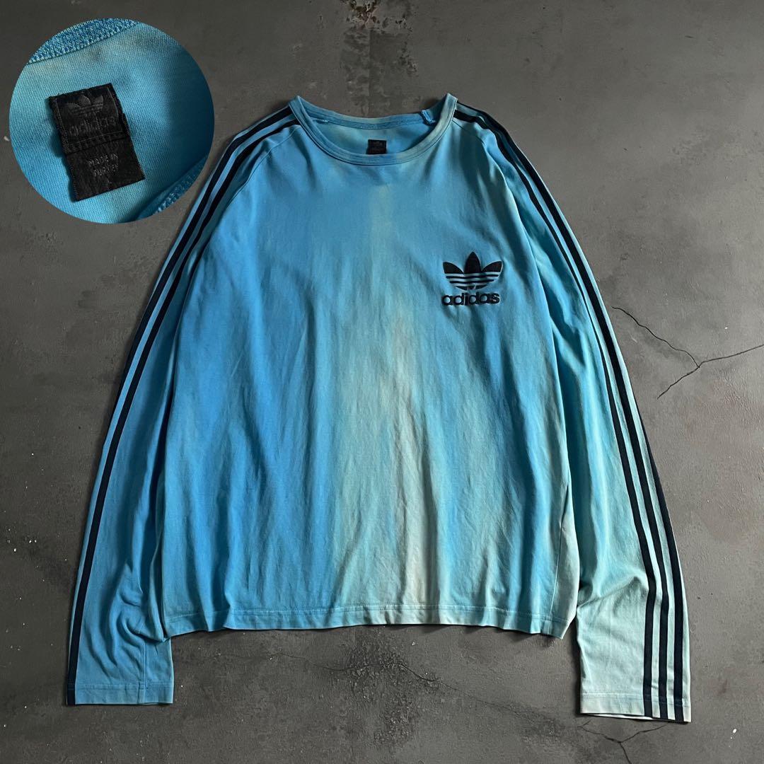 00's adidas “黒タグ”4XO“鬼フェード long sleeve