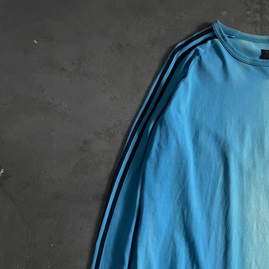 00's adidas “黒タグ”4XO“鬼フェード long sleeve