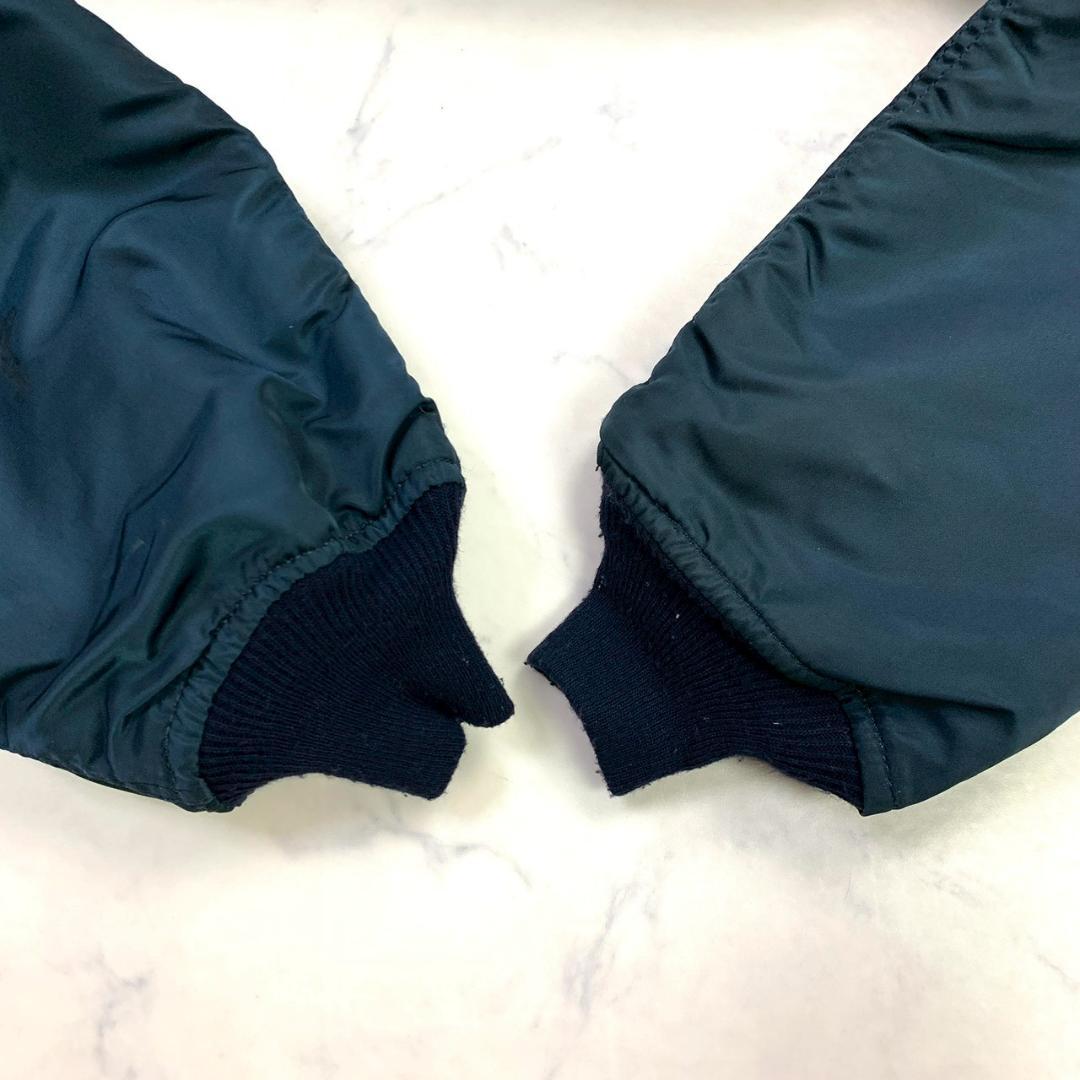 希少カラー★ 90s USA製 ALPHA MA-1 ネイビー L　E022