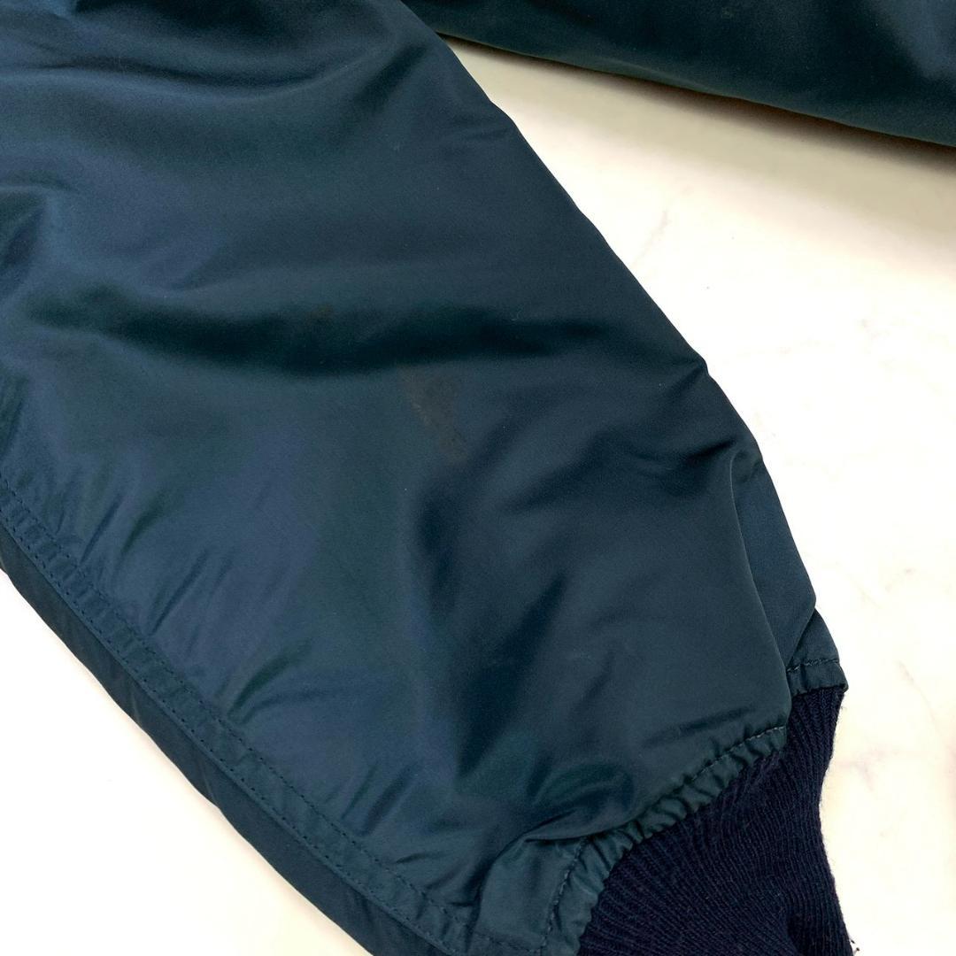 希少カラー★ 90s USA製 ALPHA MA-1 ネイビー L　E022