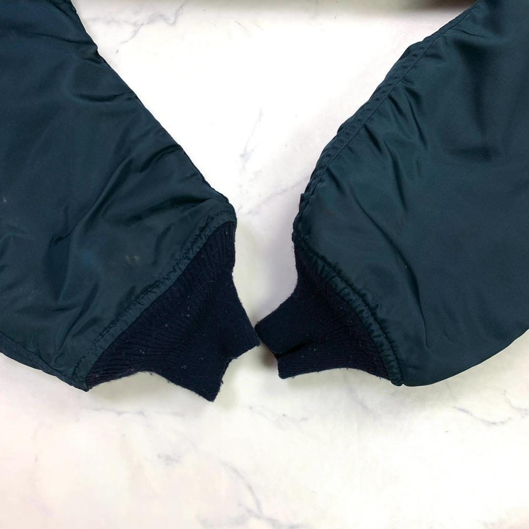 希少カラー★ 90s USA製 ALPHA MA-1 ネイビー L　E022