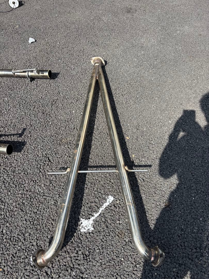 送料込16アリスト 17マジェスタ 中間ストレート マフラー