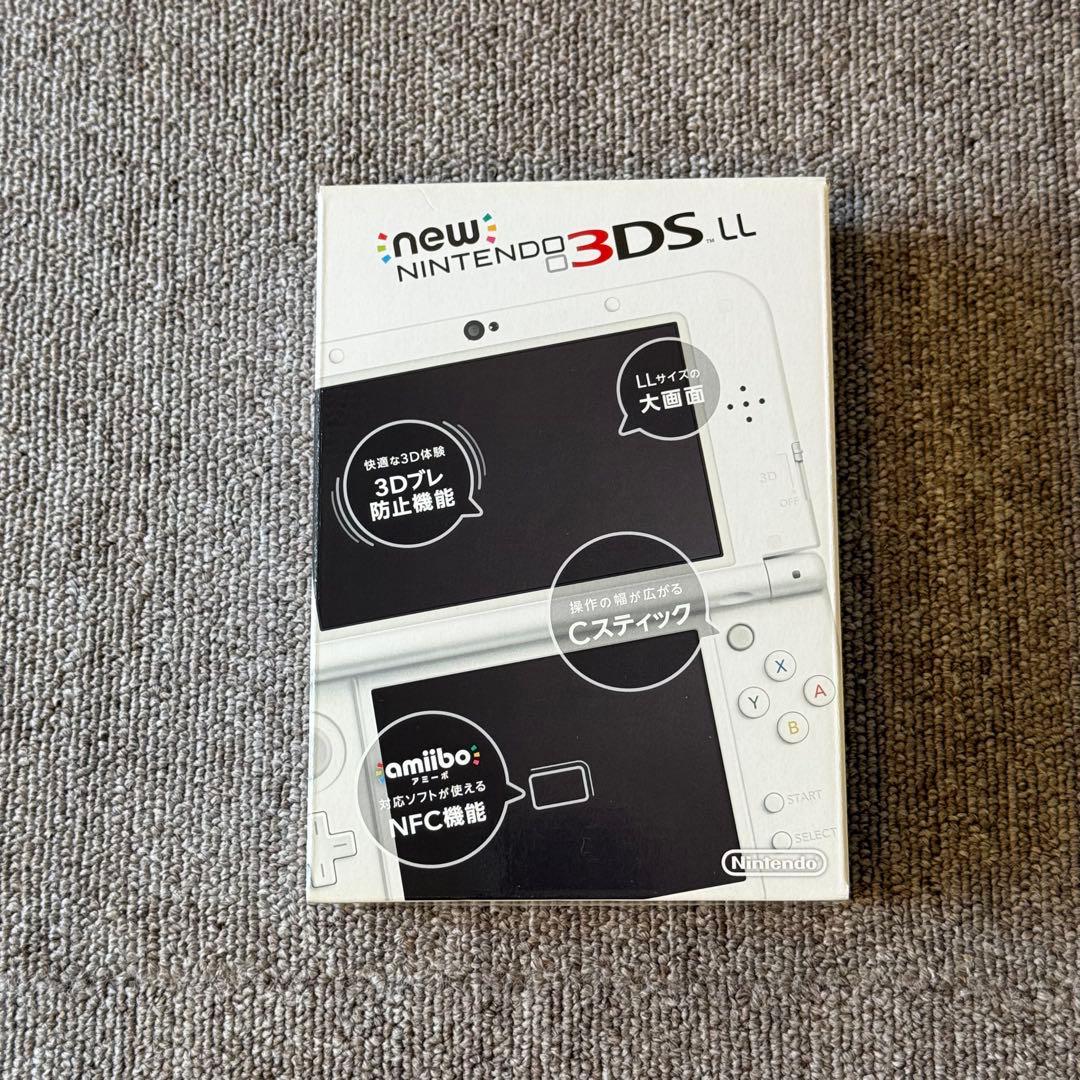 Newニンテンドー3DS LL パールホワイト 箱付き
