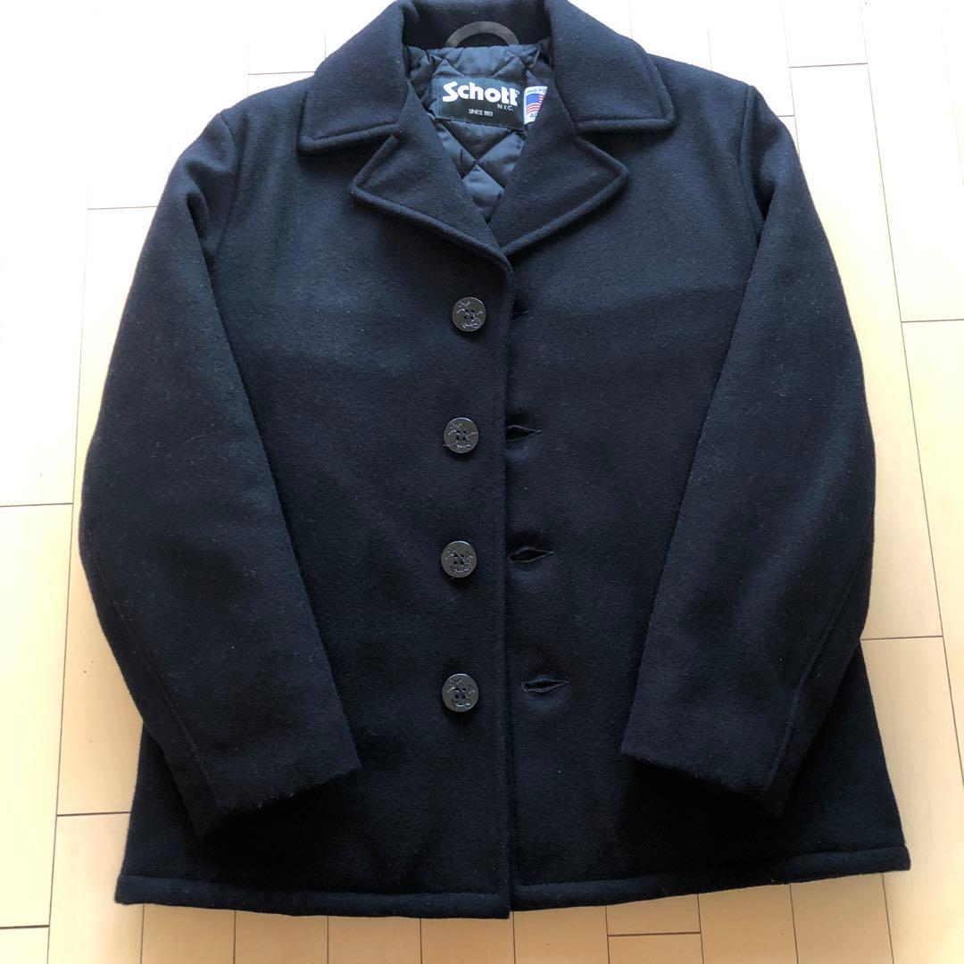 最終値下　schott シングル ピーコート　キルティング75624 サイズ40