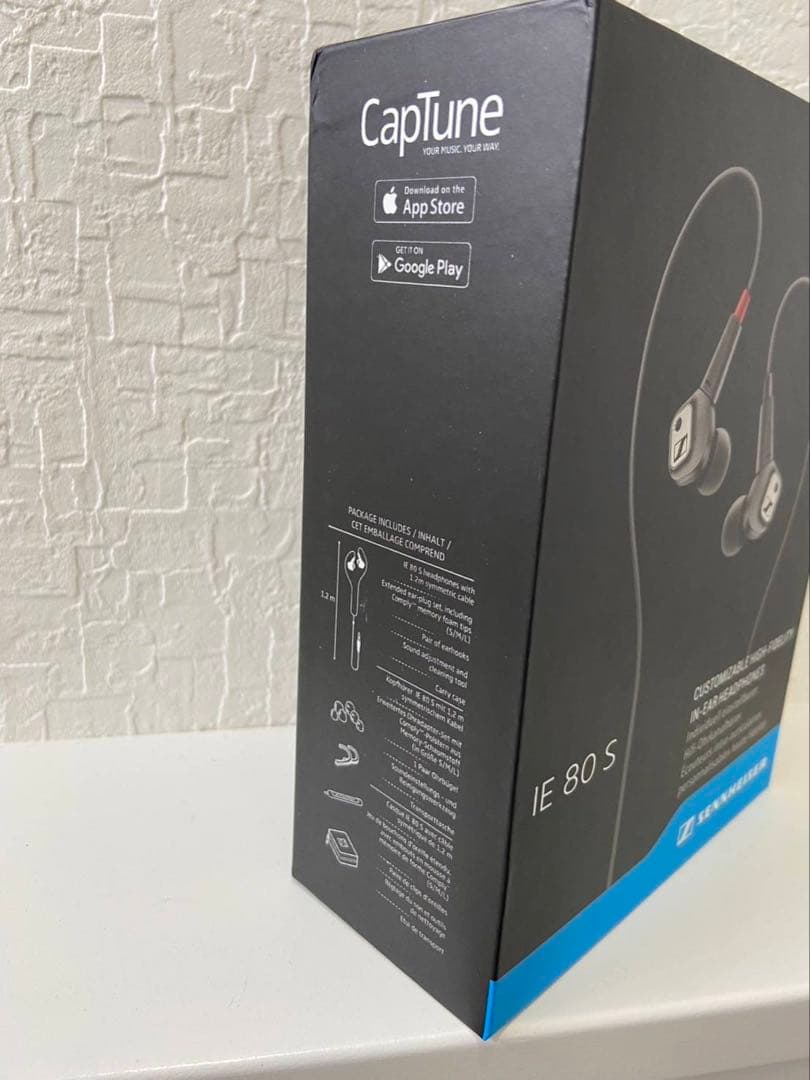 SENNHEISER ゼンハイザー IE80S イヤホン ブラック 黒 qd1