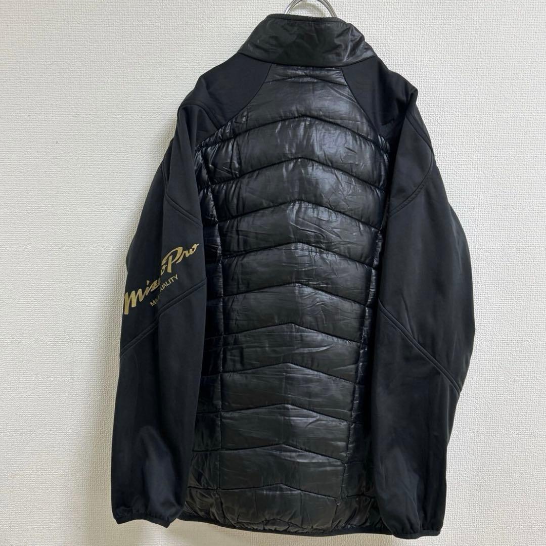 ミズノプロ　テックフィルジャケット　XO中綿入り ジャケット ブラック黒 野球
