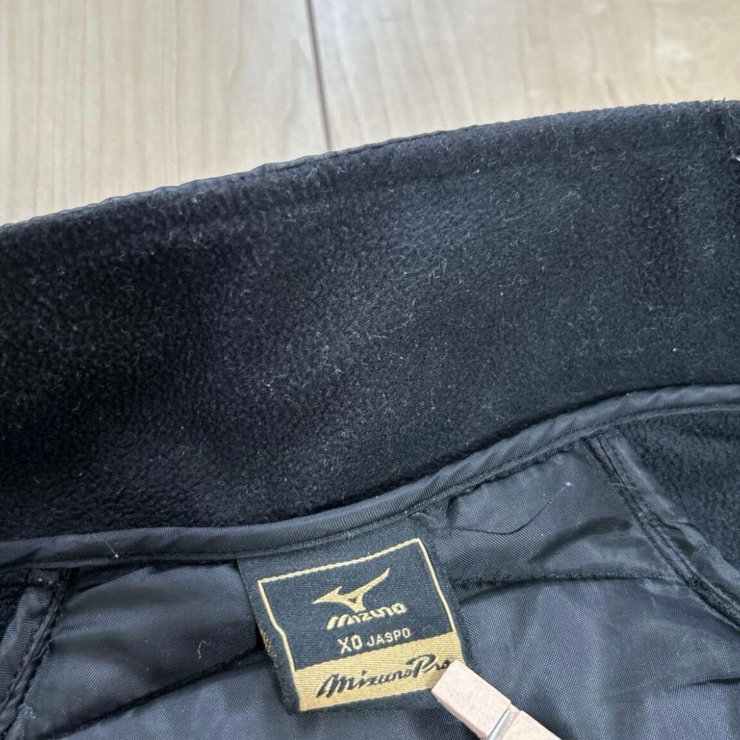 ミズノプロ　テックフィルジャケット　XO中綿入り ジャケット ブラック黒 野球