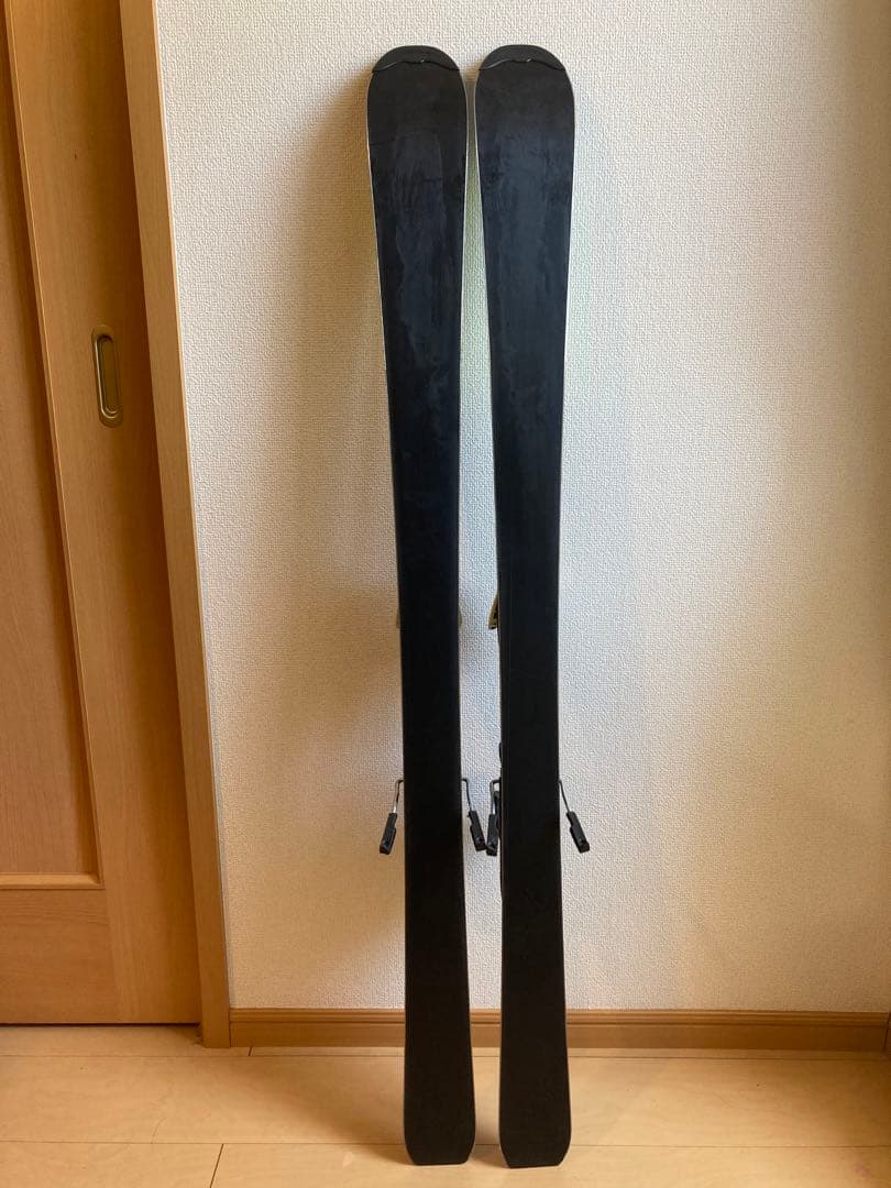 【130】Salomon スキー板 DE1 青/黄 バインディング付き