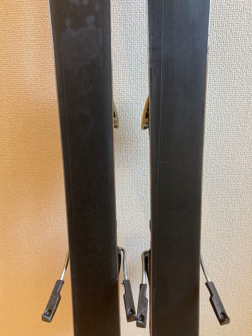 【130】Salomon スキー板 DE1 青/黄 バインディング付き