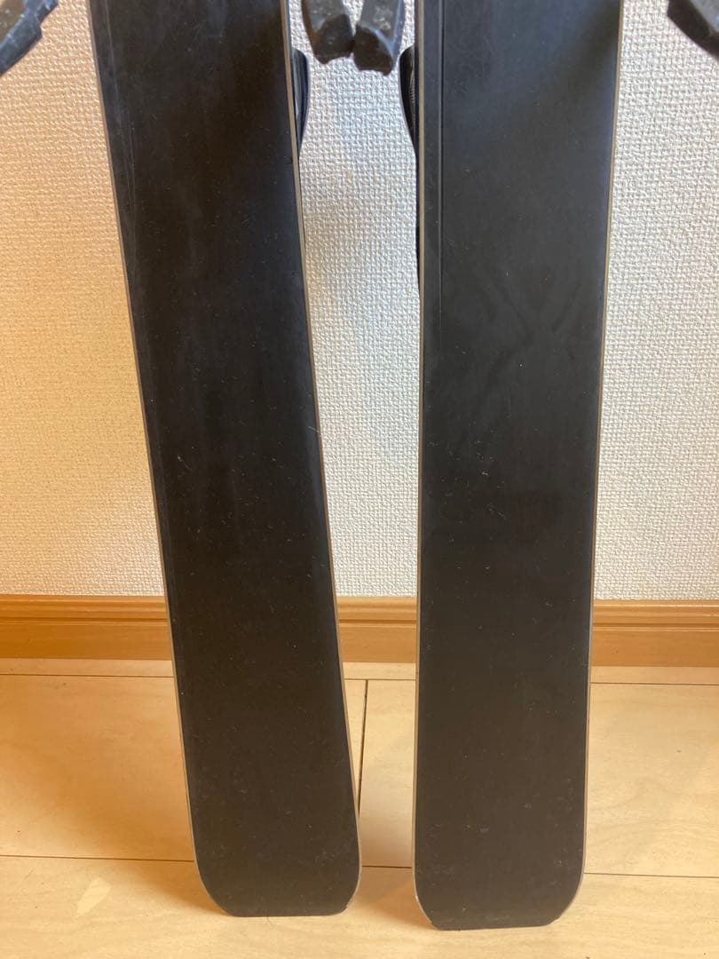 【130】Salomon スキー板 DE1 青/黄 バインディング付き