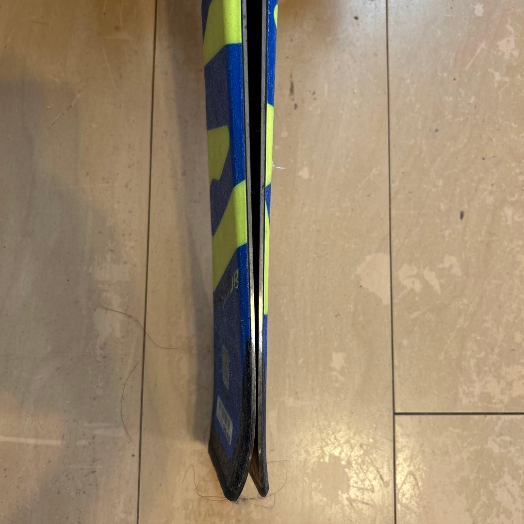 【130】Salomon スキー板 DE1 青/黄 バインディング付き