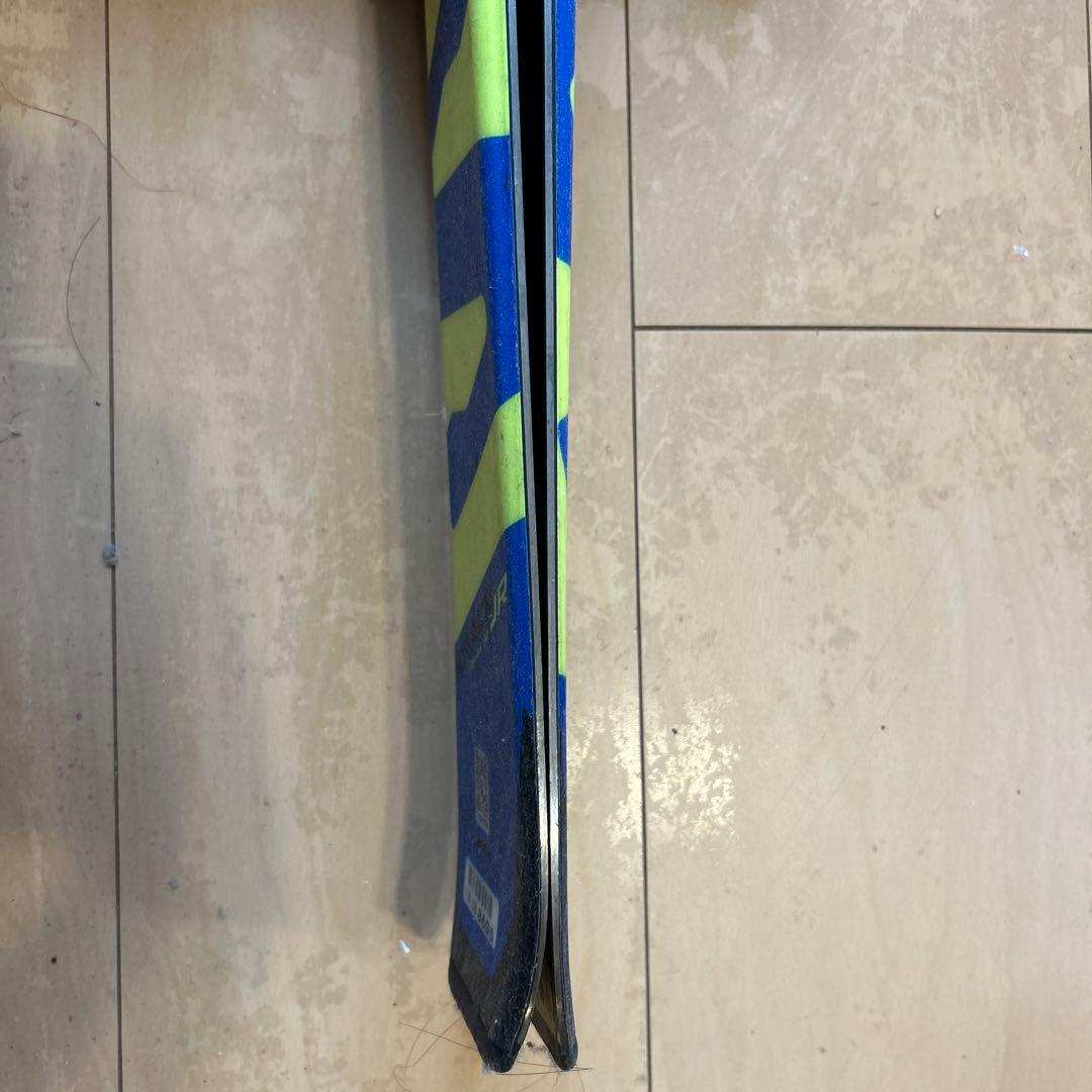 【130】Salomon スキー板 DE1 青/黄 バインディング付き