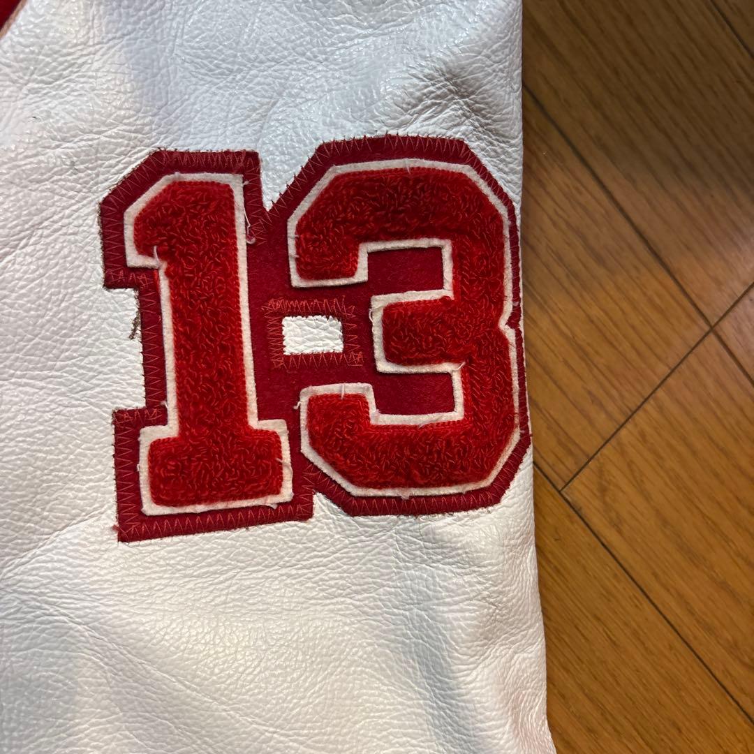 メンズスタジャン　　Holloway レザー　XL