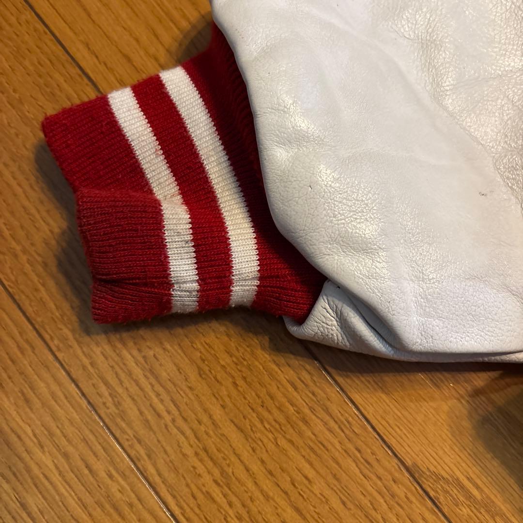 メンズスタジャン　　Holloway レザー　XL