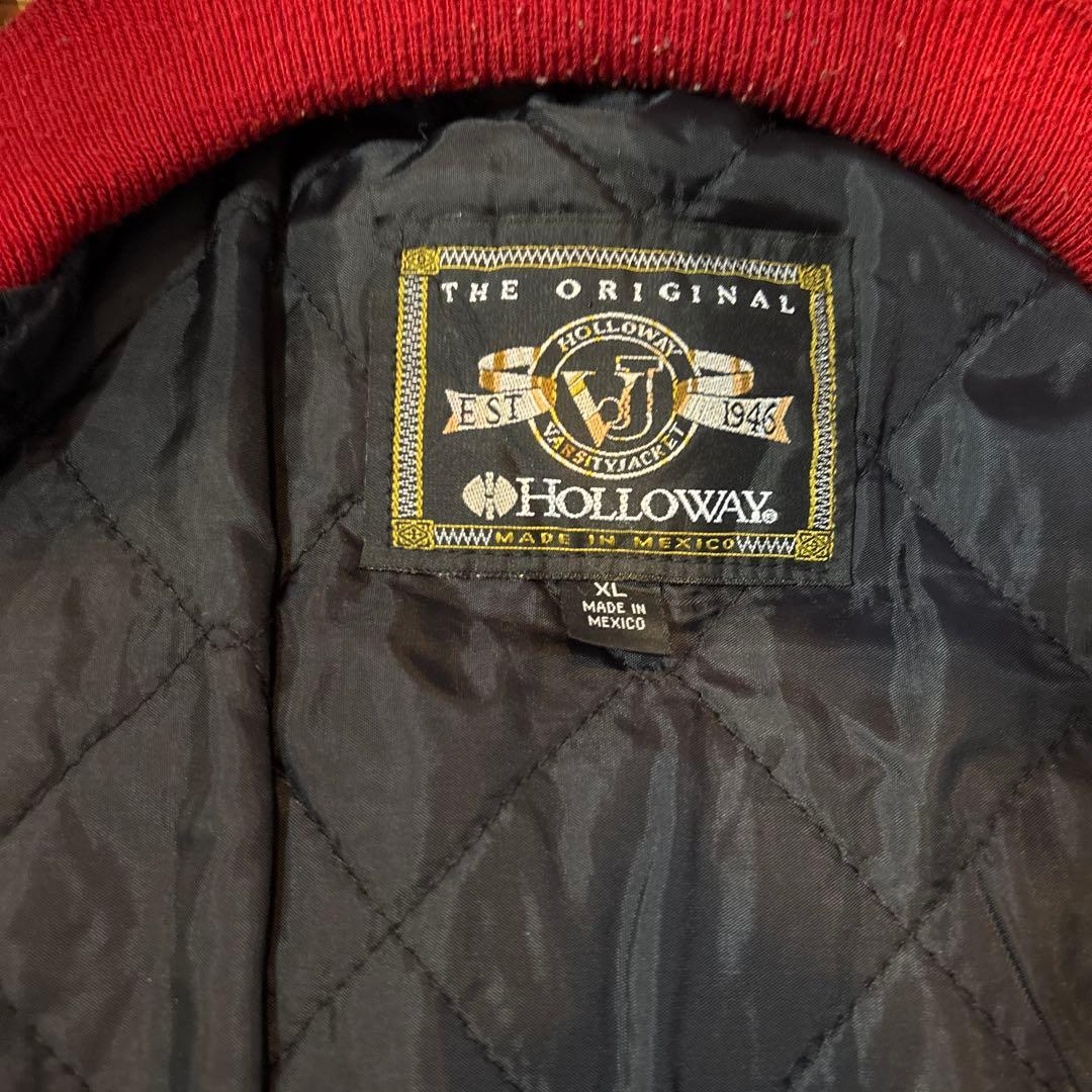 メンズスタジャン　　Holloway レザー　XL