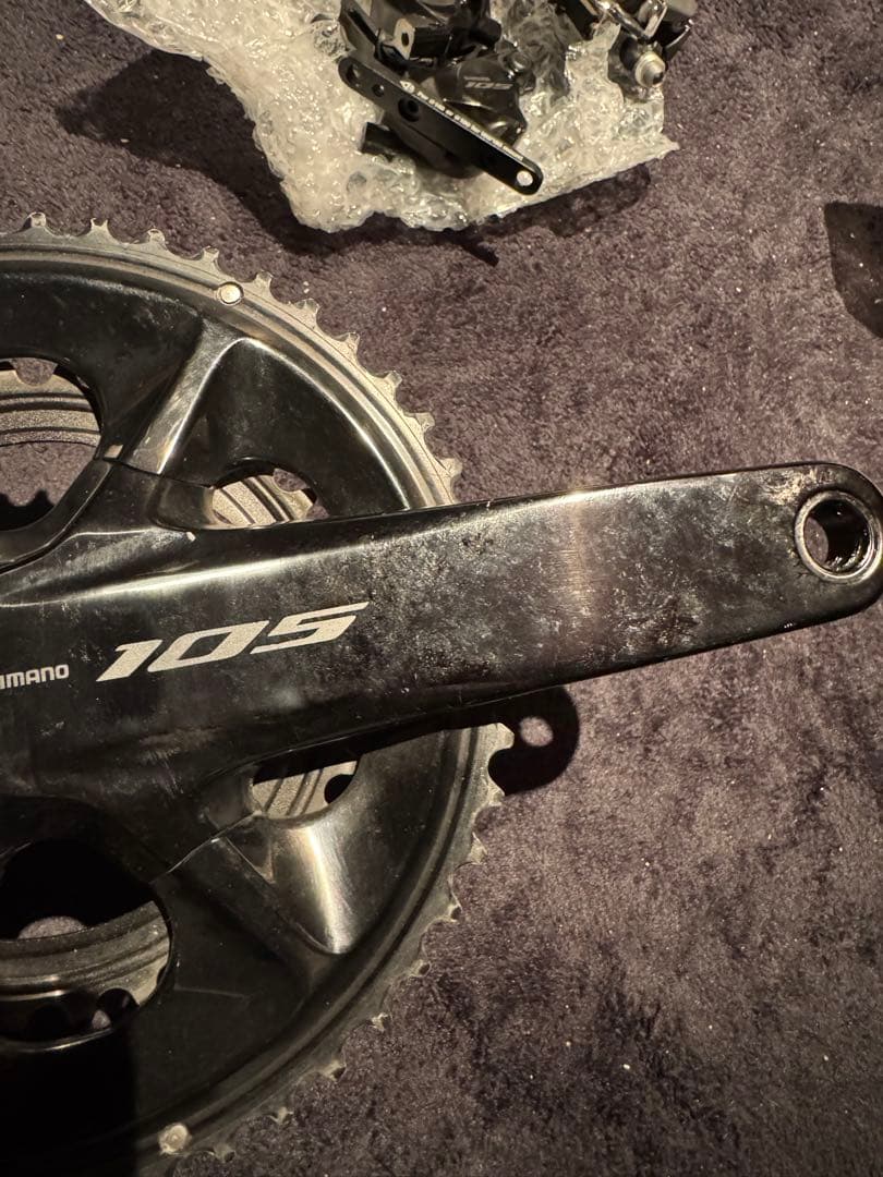 Shimano 105（R7100）コンポセット チェーン、ディスクローター無し