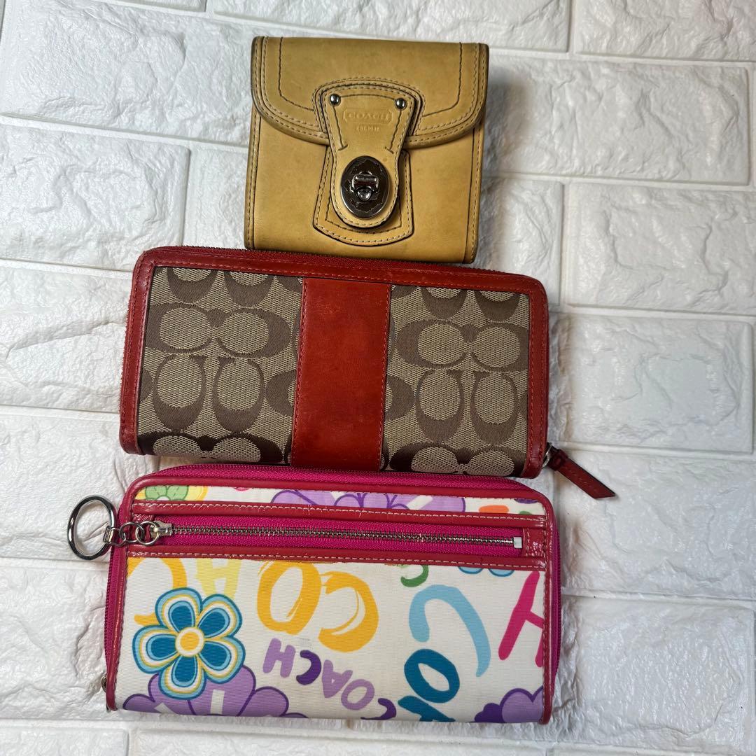 まとめ売り財布 7点　COACH コーチ シグネチャー　エナメル　レザー