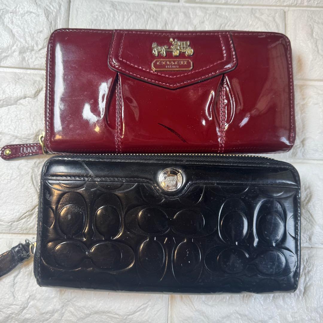 まとめ売り財布 7点　COACH コーチ シグネチャー　エナメル　レザー