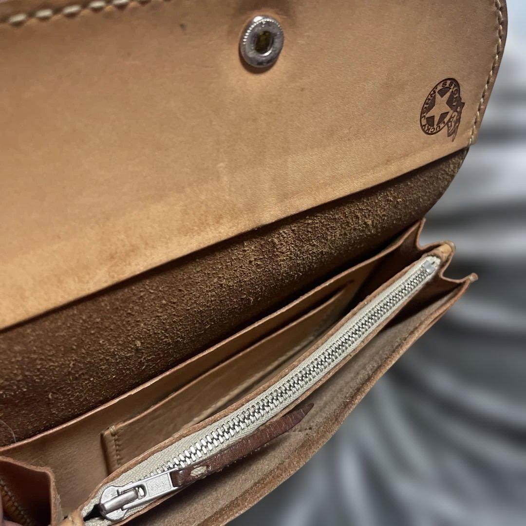 ラッキージョン　レザー長財布