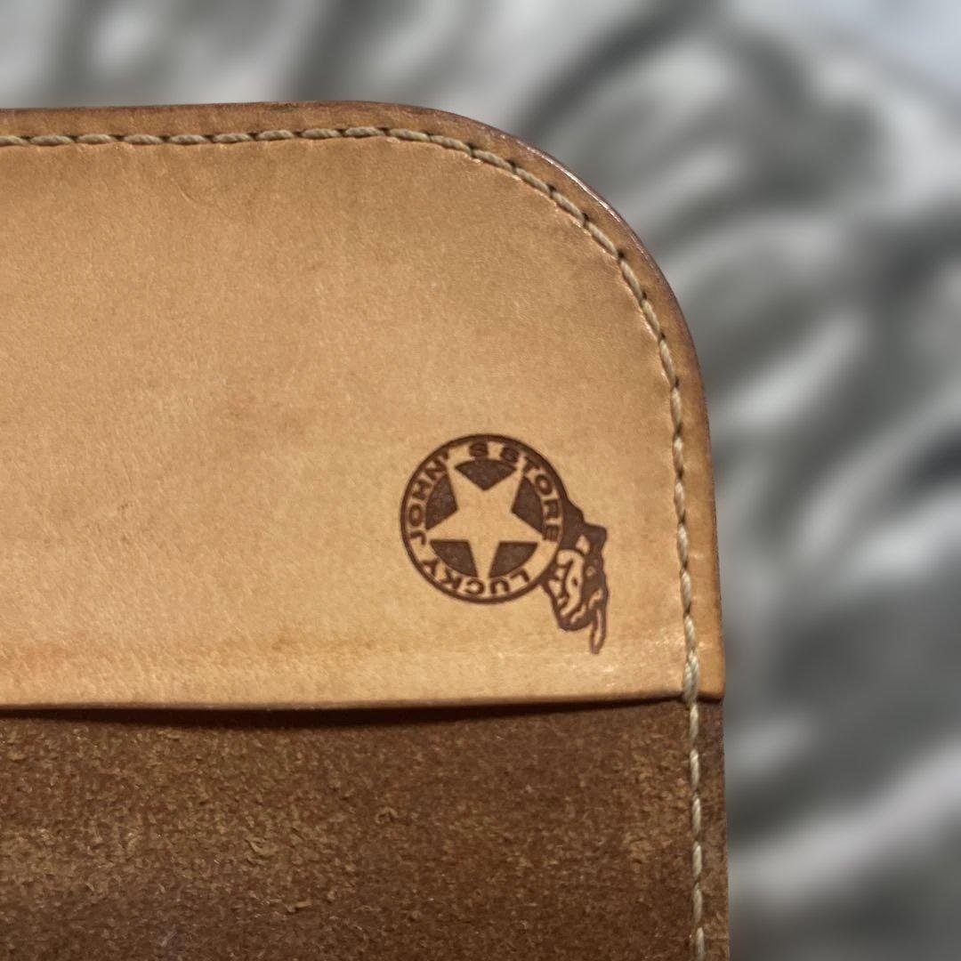 ラッキージョン　レザー長財布