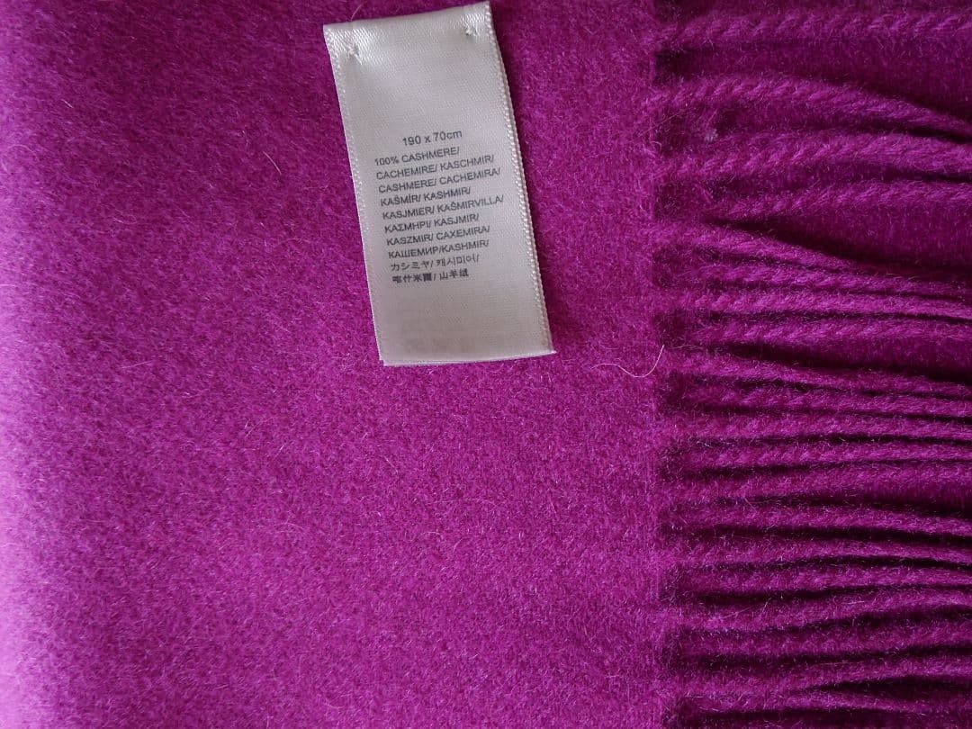 最終お値下Johnstonsジョンストンズ 大判 カシミヤ ストール