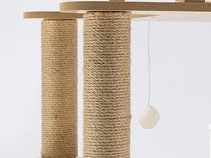 アウトレット キャットタワー 木製 宇宙船　展望台　多頭飼い 大型猫　178cm