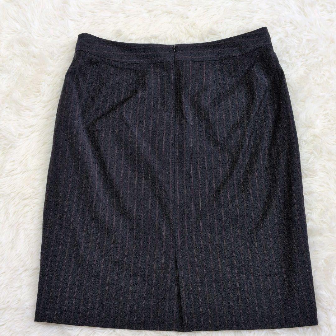 カシヤマ 洗える ビジネススーツ セットアップ ネイビー 大きいサイズ