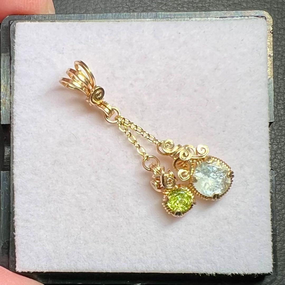 【新春セール①③】シンデレラアクアマリン＆ペリドット・ガーネット