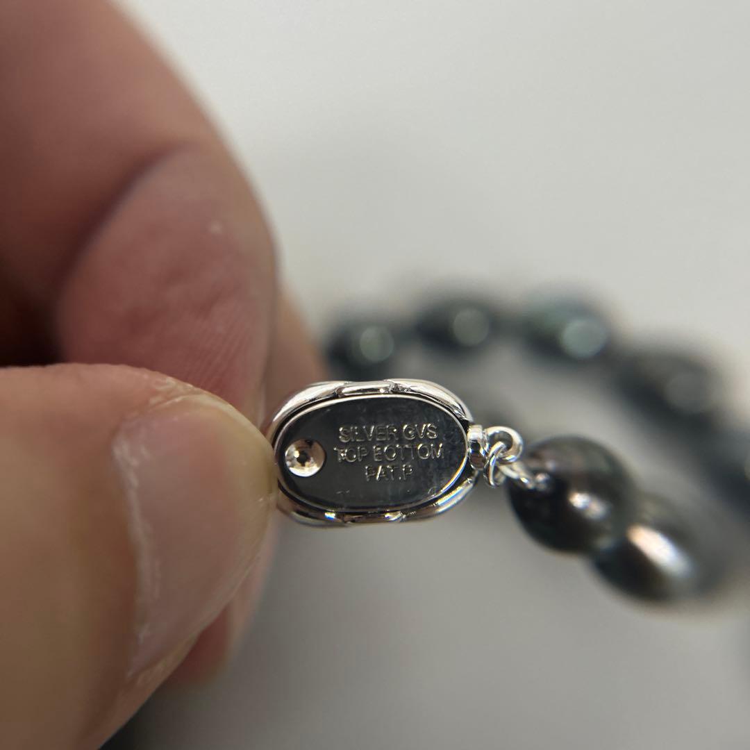 黒蝶真珠 ネックレス 8-10mm