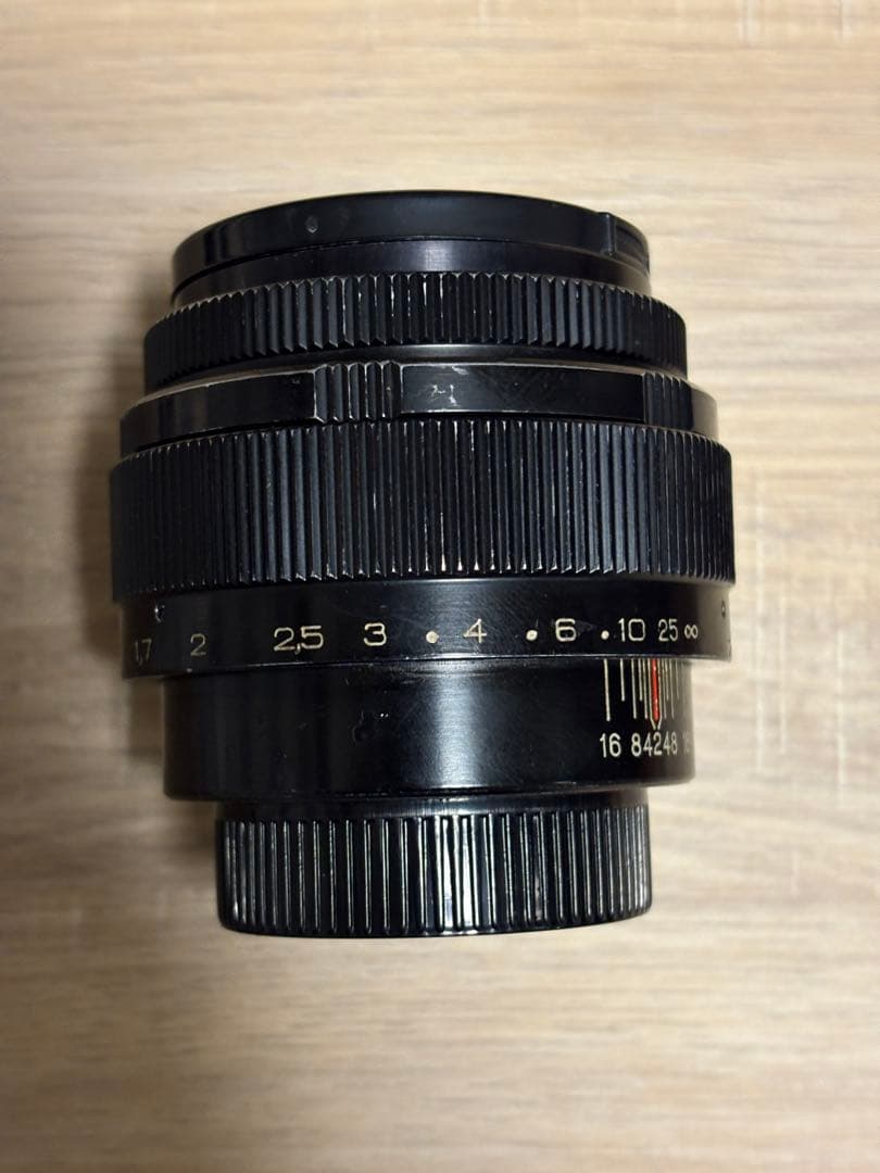 MC jupiter-9 85mm f/2 レンズm42 購入時分解清掃済品