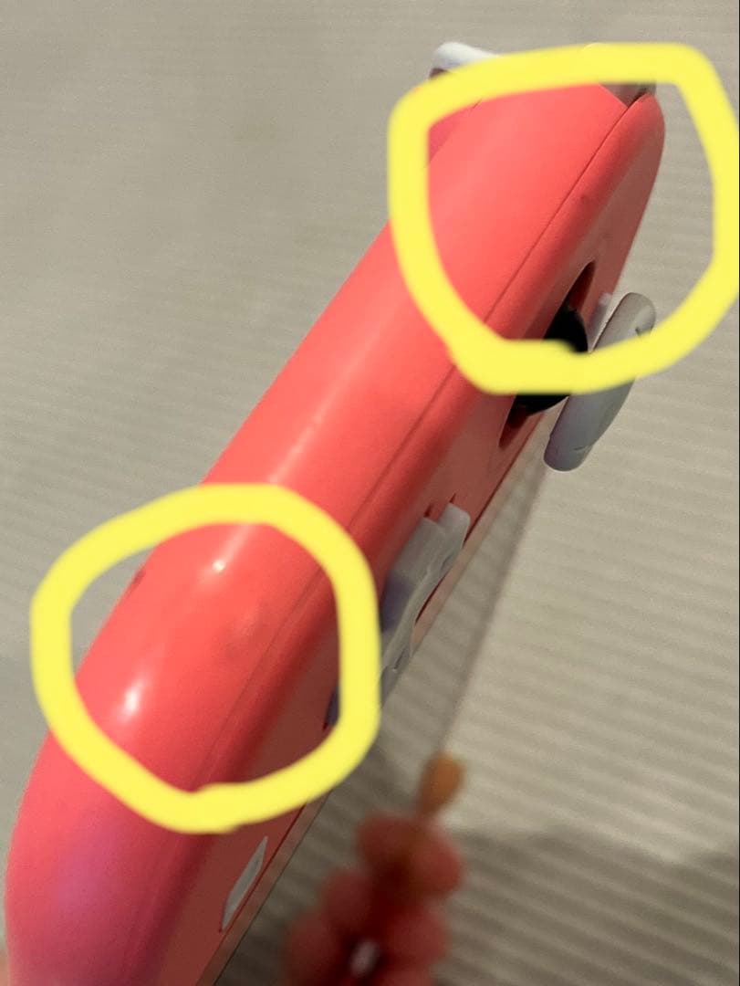 Switch Lite コーラルピンク　一部の動作が不具合あり　ジャンク品