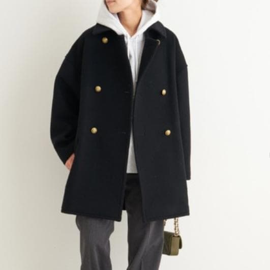 美品　FRAMeWORK　フレームワーク　Super 100ダブルクロスPコート