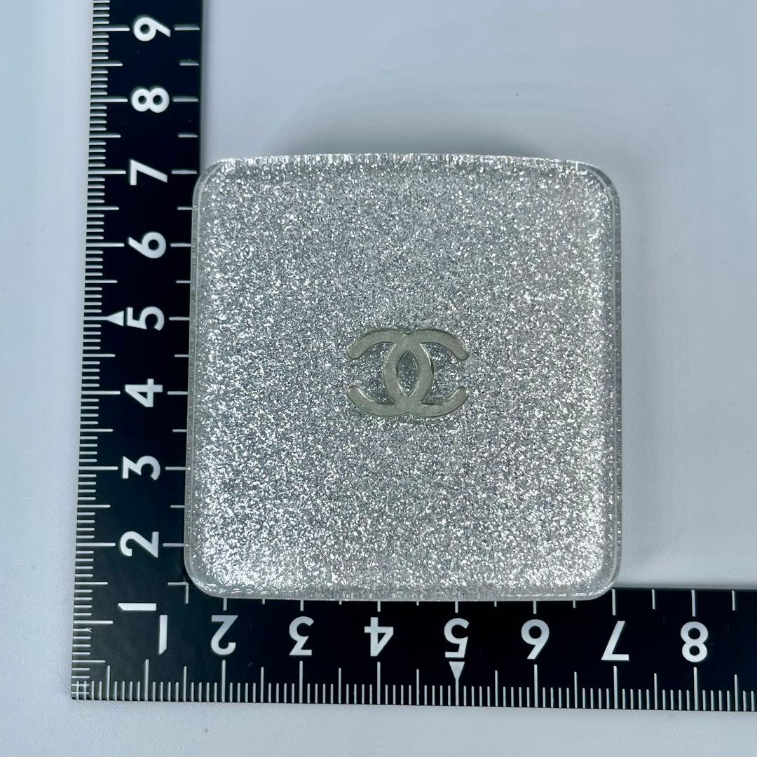 CHANEL バレッタ 髪留め　ココマーク シルバー 箱