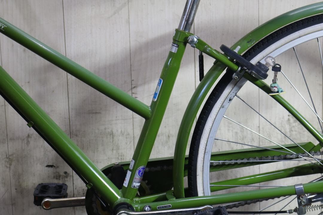 INNOVATION FACTORY 26インチ 軽快シティークロス GREEN
