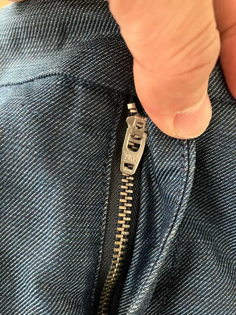 C+ CPLUS シープラス デニムスラックス 30 新品未使用 イタリア製 麻