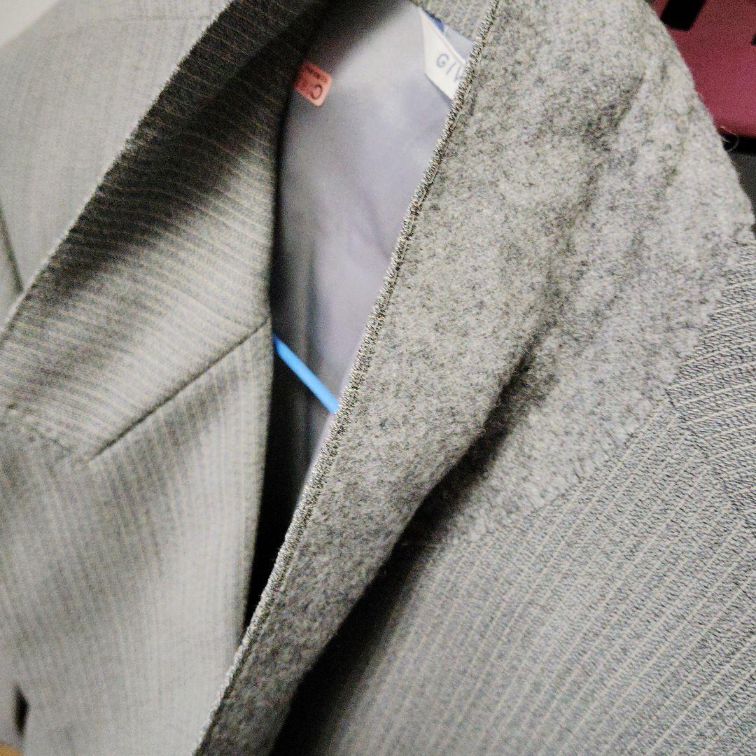 合馬公式アカウント様　GIVENCHY ダブルブレストスーツ グレー ストライプ