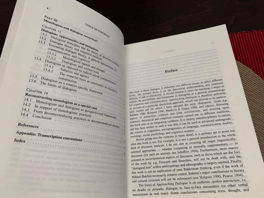 洋書 Approaching Dialogue by Per Linell