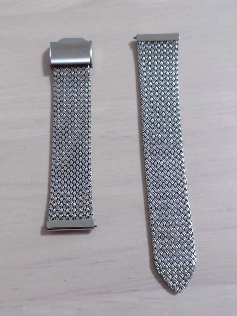 FURLAN MARRI シルバー ミラネーゼ 時計バンド　幅20mm
