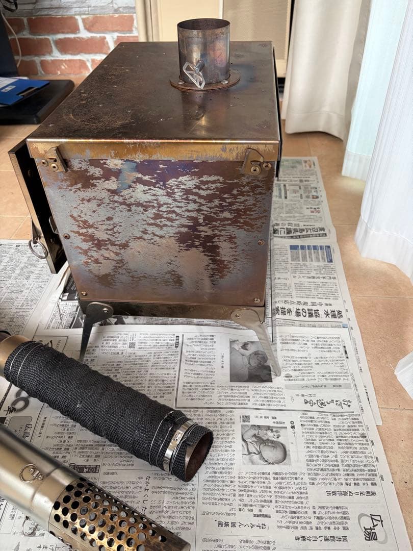 薪ストーブ コンパクト ガラスドア付き