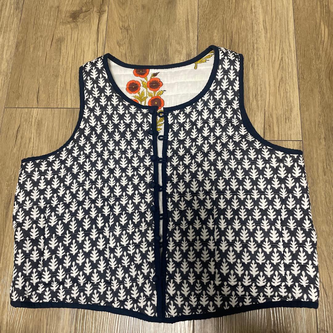 SZ Blockprints キルティングリバーシブルベスト