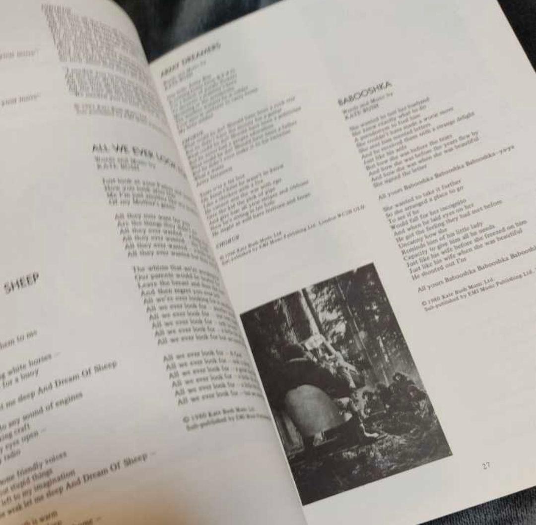 ケイトブッシュ　コンプリート　楽譜　メロディ　コード　歌詞　中古